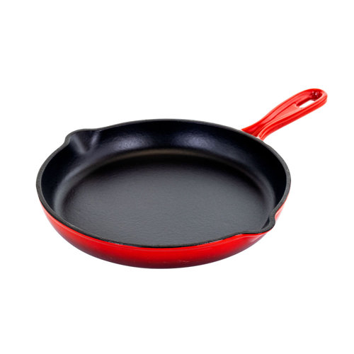 Mega Chef Enameled Cast Iron Non Stick 10.25'' Skillet & Reviews Wayfair
